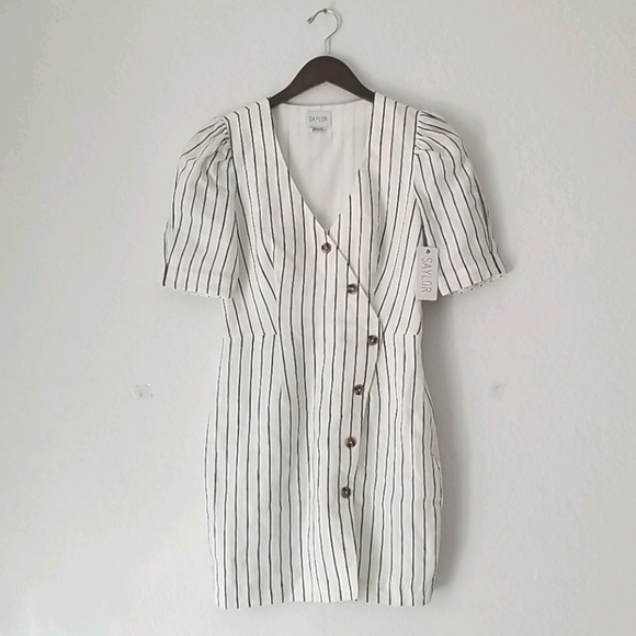 SAYLOR Dresses & Skirts - NWT Saylor Pauline linen dress size s